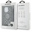 Karl Lagerfeld KLHMP16LHCKCKLCK iPhone 16 Pro 6.3 czarny/black hardcase IML Crossbody Monogram Karl & Choupette Head MagSa